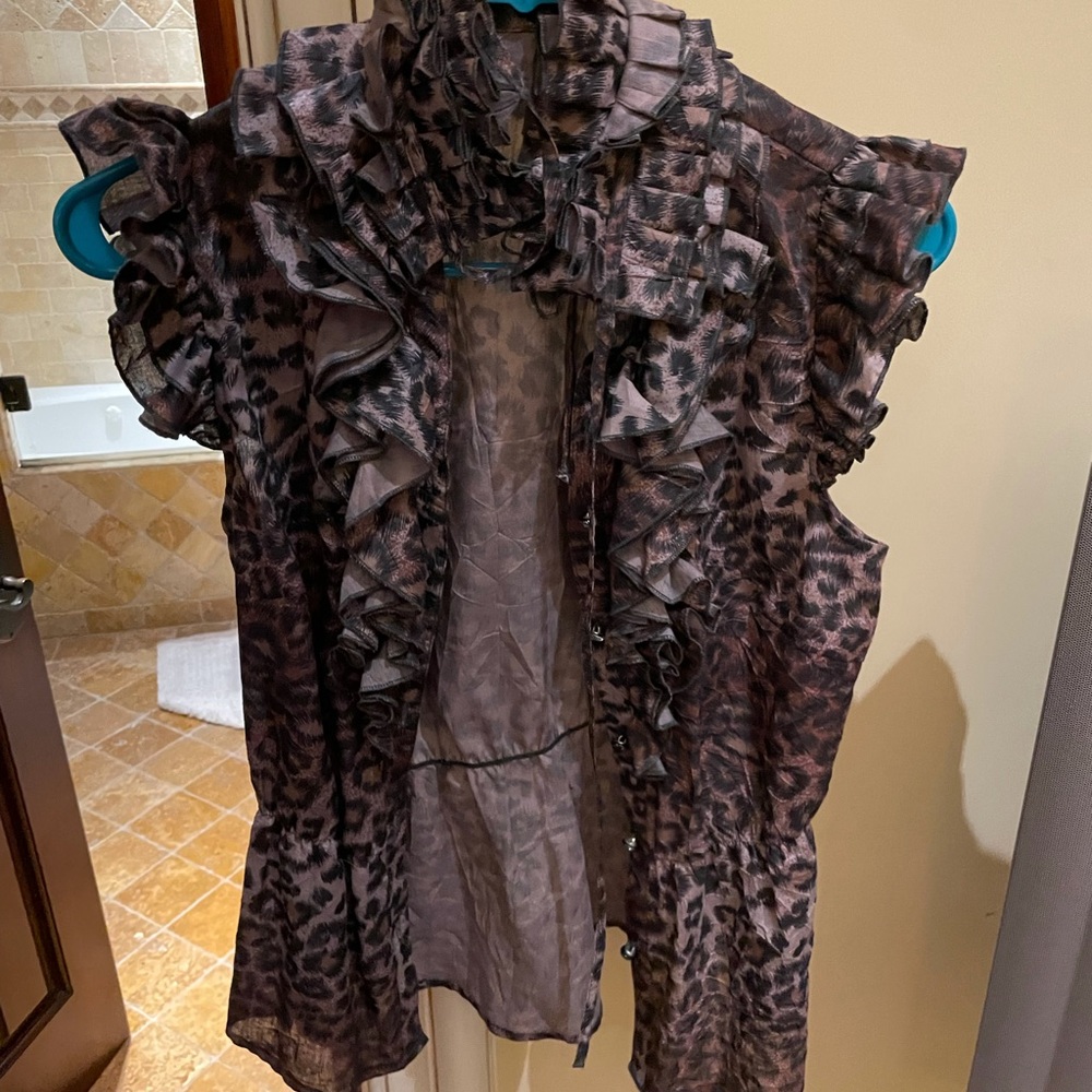 Lapis cheetah shirt